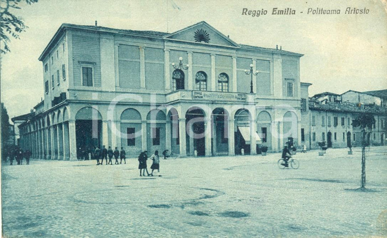 1930 ca REGGIO EMILIA Politeama ARIOSTO *Cartolina ANIMATA FP NV