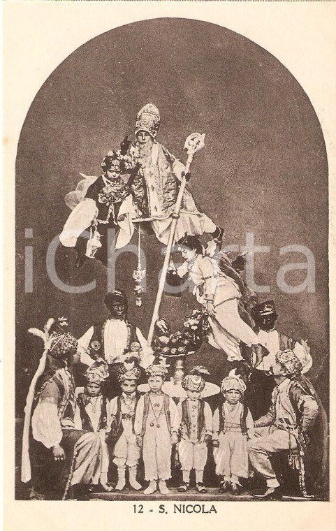 1930 ca CAMPOBASSO Sagra dei Misteri SAN NICOLA *Cartolina n. 12