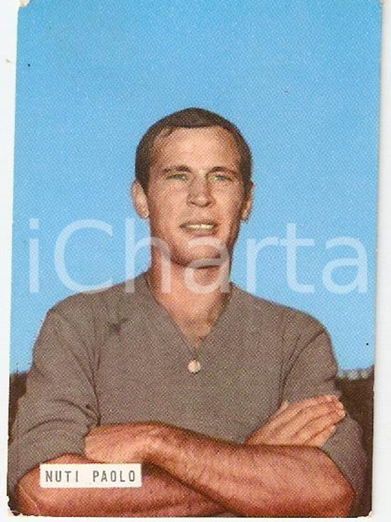 EDIZIONI FOTO CALCIO - CALCIATORI 1965 - 1966 Figurina Paolo NUTI 75 FIORENTINA