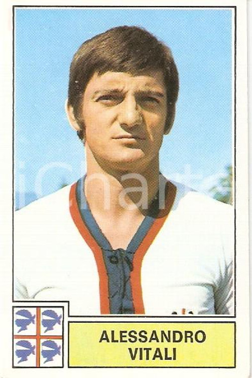 PANINI - CALCIATORI 1971 - 1972 Figurina Alessandro VITALI Serie A CAGLIARI