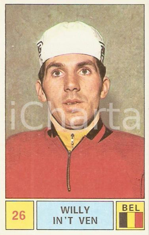 PANINI - SPRINT 1971 Figurina Willy IN'T VEN n. 26 Ciclismo 