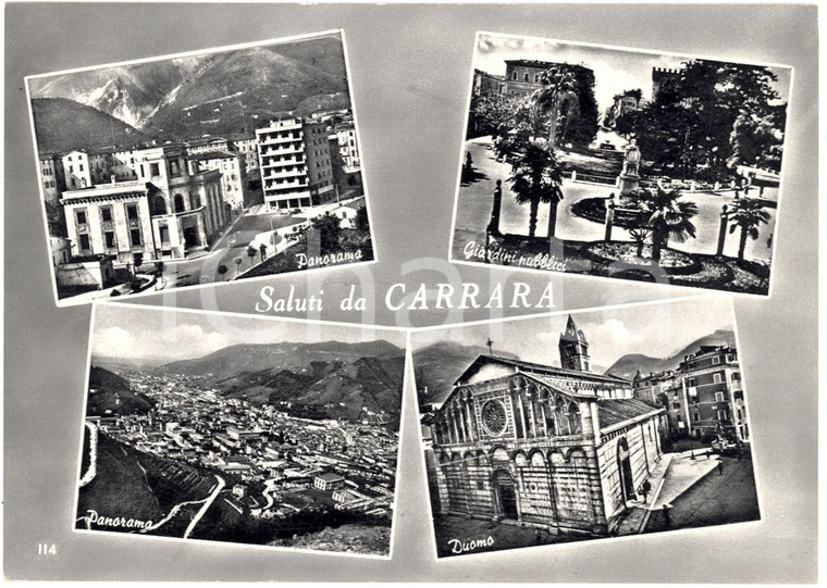 1969 CARRARA (MS) Vedutine saluti da Carrara FG NV