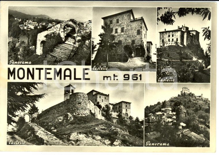 1961 MONTEMALE (CN) Vedutine *Cartolina postale FG VG