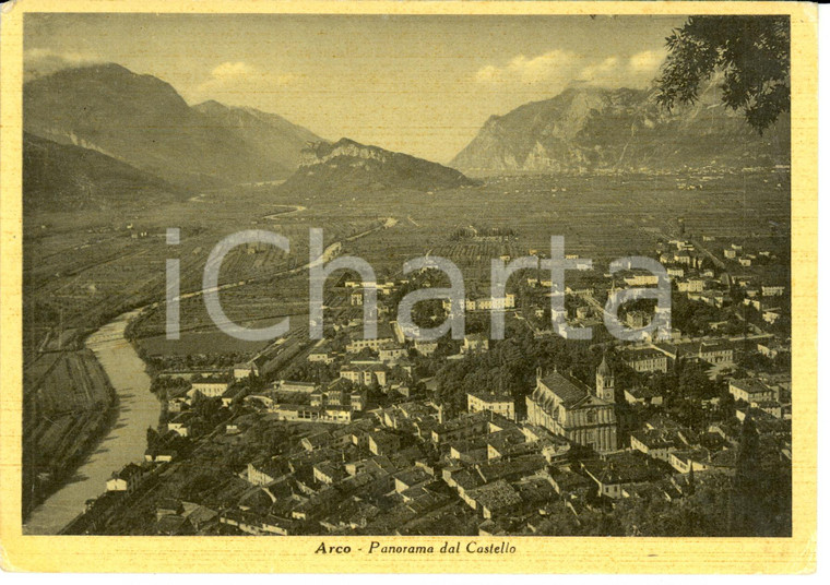 1940 ca ARCO (TN) Panorama dal Castello *Cartolina postale FG NV