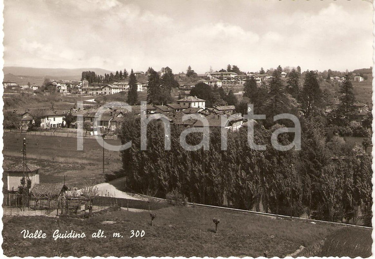 1953 VALLE GUIDINO Besana in Brianza (MB) Scorcio panoramico *Cartolina FG VG