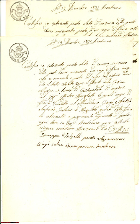 1831 CASTENEDOLO (BS) Vendita fieno SCALVINI e DONATO