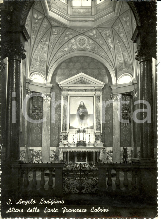 1960 ca SANT'ANGELO LODIGIANO (LO) Altare Santa Francesca CABRINI *FG NV