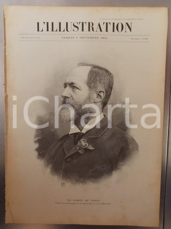 1894 PARIS L'ILLUSTRATION Année 52 n° 2689 Manoeuvres du Gouvernement *Revue