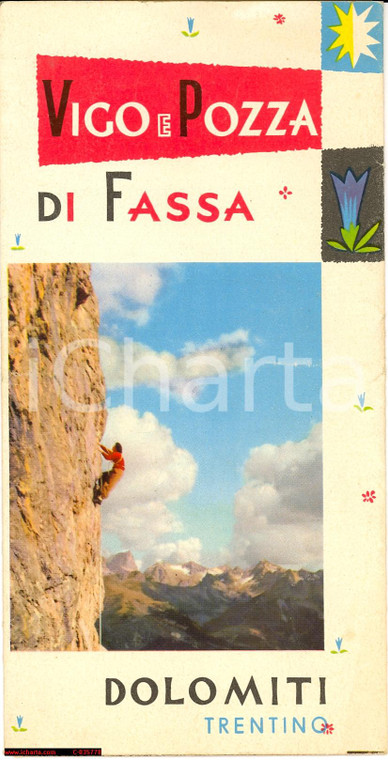 1956 Pieghevole Vigo e Pozza di Fassa, H.C. BERANN