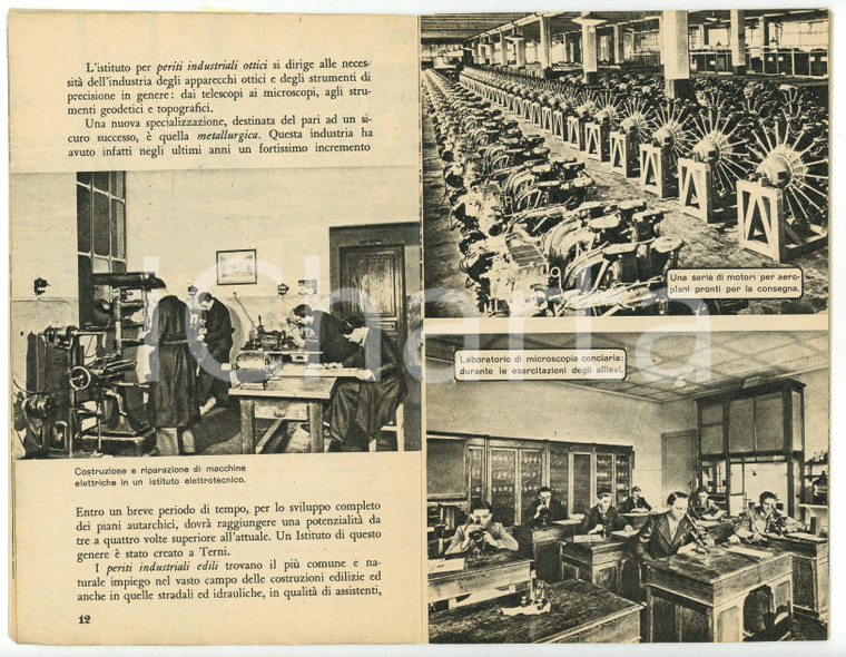 1941 L'Istituto Industriale - GIORNATA DELLA TECNICA Pubblicazione ILLUSTRATA