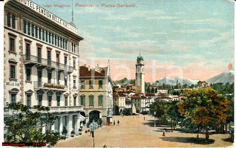 Pallanza anni '30, Piazza Garibaldi *Illustrazione