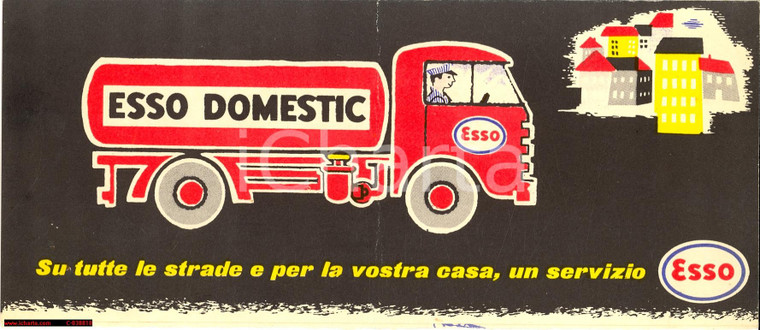 Anni '70 ESSO DOMESTIC pieghevole riscaldamento