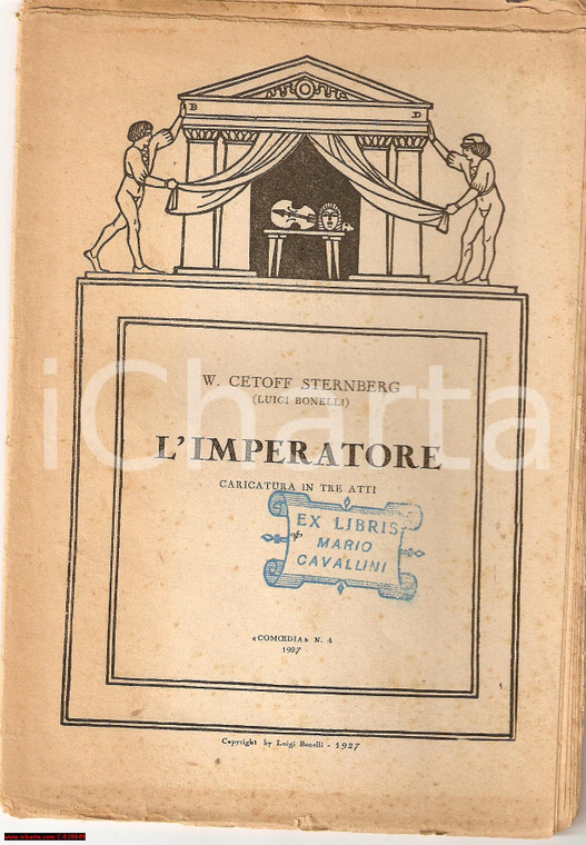 1927 W. CETOFF STERNBERG L'imperatore ill. DISERTORI