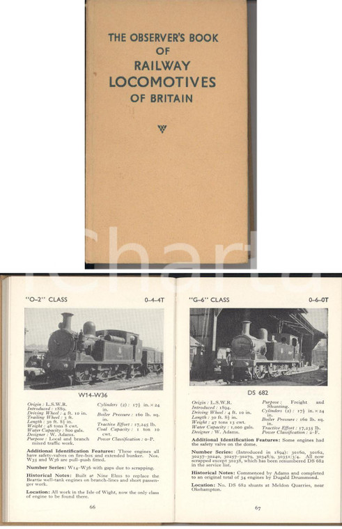 1962 Observer's Book of Railway Locomotives of Britain