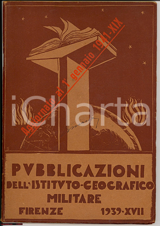 1941 FIRENZE Pubblicazioni Ist. Geografico Militare