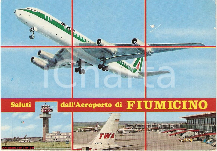1974 ROMA Aeroporto FIUMICINO Vedutine FG NV