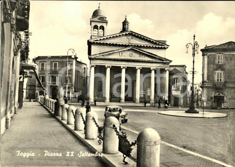 1962 FOGGIA Piazza XX settembre ANIMATA FG VG