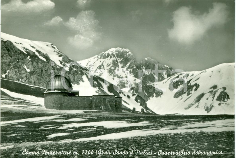 1950 GRAN SASSO D'ITALIA Osservatorio CAMPO IMPERATORE Cartolina FG NV