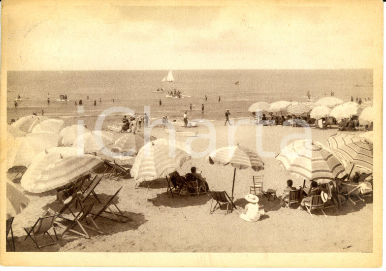 1941 MARINA DI PIETRASANTA (LU) Veduta spiaggia ANIMATA *FG VG