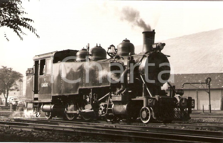 1968 ESPANA Ferrocarril PONFERRADA VILLABLINO Locomotiva PV 6 *Fotografia