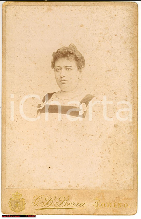 1900 TORINO Maria GRISI RODOLI DELLA PIE' Foto BERRA