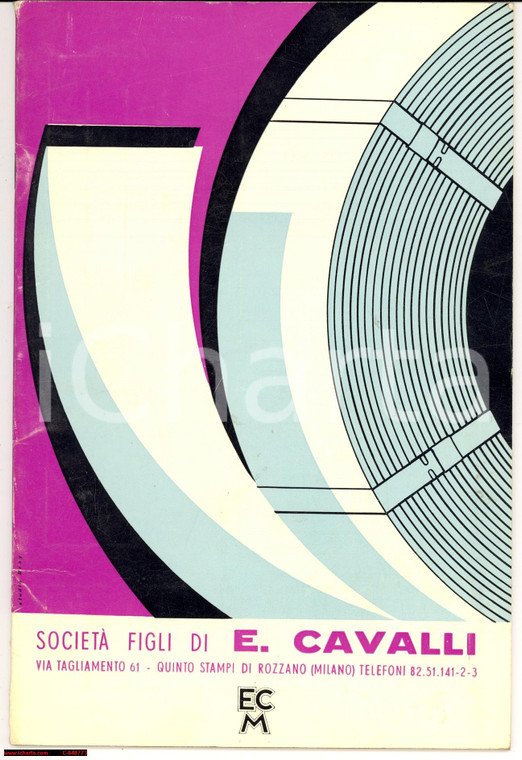 1973 ROZZANO (MI) Nastri in ferro Figli di E. CAVALLI