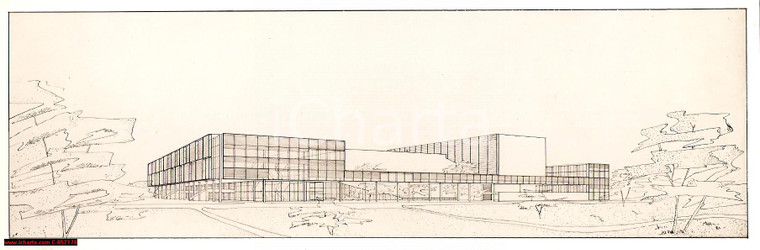 1939 MILANO Progetto di teatro concorso Accademia BRERA