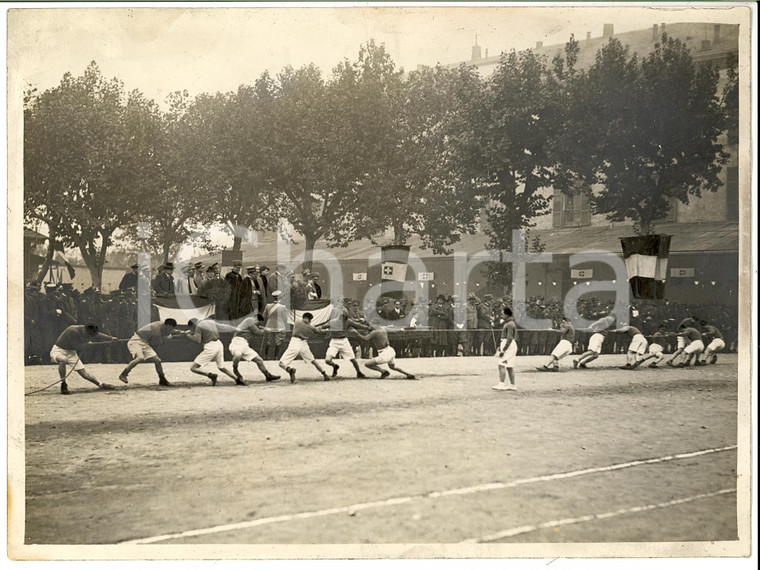 1929 MILANO Tiro alla fune reggimento Caserma BESOZZI