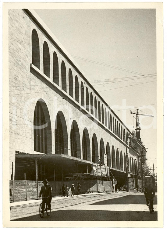 1941 ROMA Lavori di costruzione della Stazione TERMINI *Fotografia