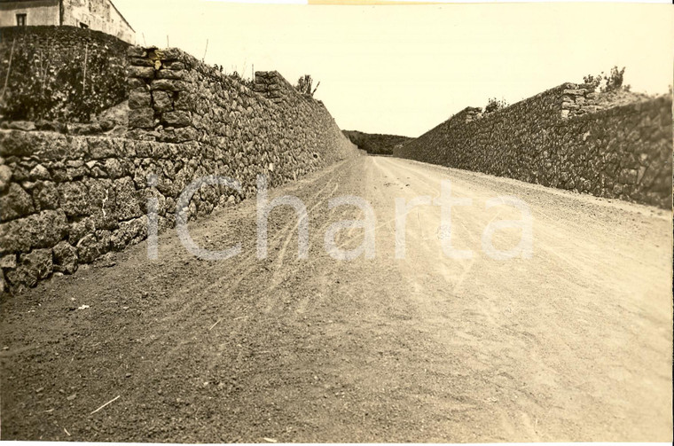 1932 CATANIA La nuova strada FORNAZZO PANELLA Vera foto