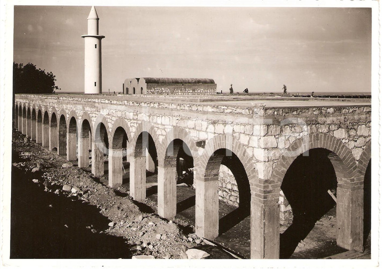 1939 EL-GLAA (LIBIA) Nuovo mercato e moschea del villaggio *Fotografia ANIMATA