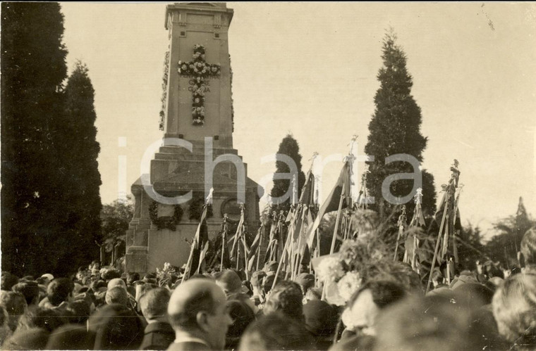 1932 MILANO Associazione Nazionale del Fante al Cimitero di MUSOCCO *Fotografia