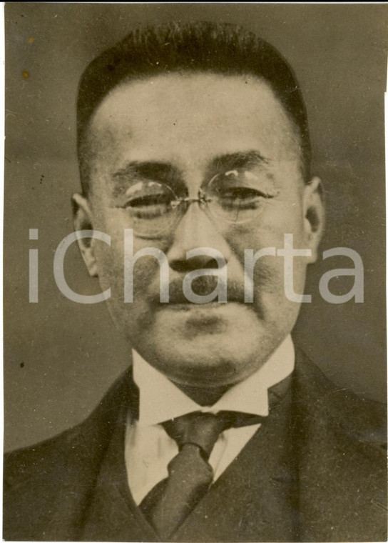 1930 ROMA L'ambasciatore giapponese SHIGERU YOSKIDA *Fotografia