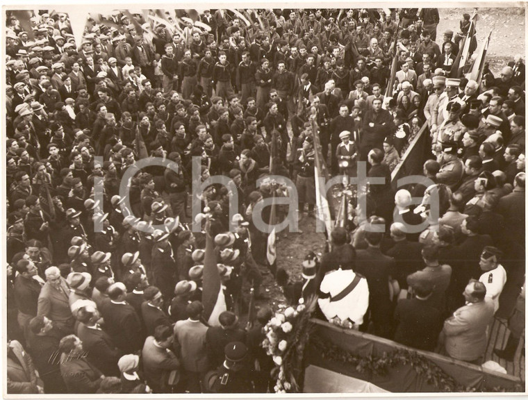 1933 VITA (TP) Inaugurazione lapidi ai caduti Fascisti FOTOGRAFIA