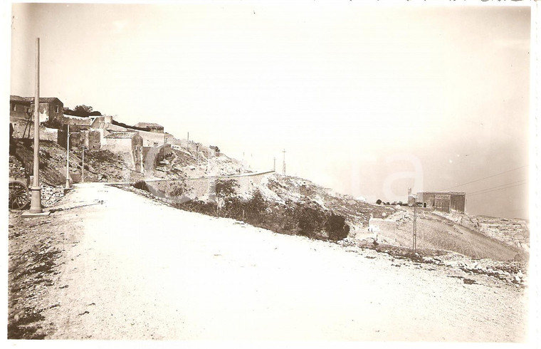 1933 ERICE (TP) Il viale Littorio di MONTE SAN GIULIANO Fotografia