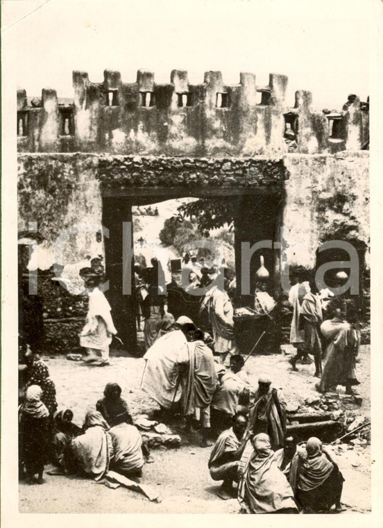 1936 HARAR ETIOPIA Una delle porte della città ANIMATA