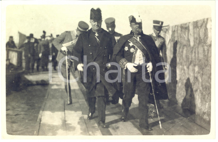 1924 TRIPOLI Luigi FEDERZONI visita Giuseppe VOLPI