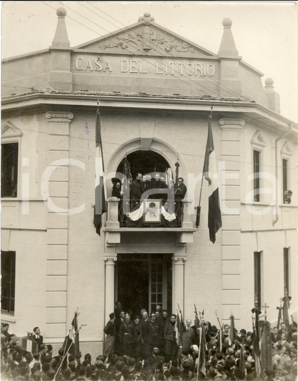 1931 DESIO (MB) Discorso Erminio BRUSA Casa LITTORIO