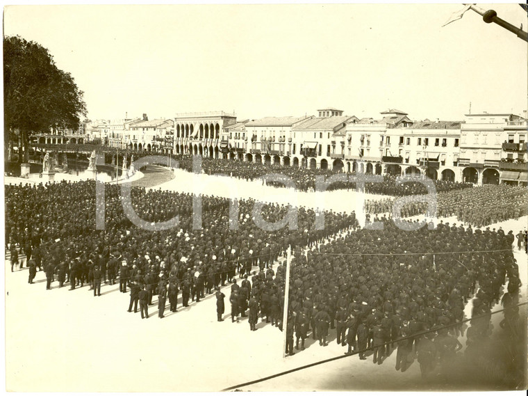 1935 PADOVA Raduno delle CAMICIE NERE In Piazza VITTORIO EMANUELE *Fotografia