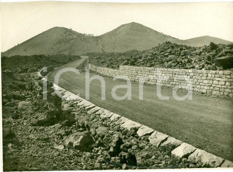 1930 ca CATANIA Veduta della strada per l'ETNA *Vera fotografia