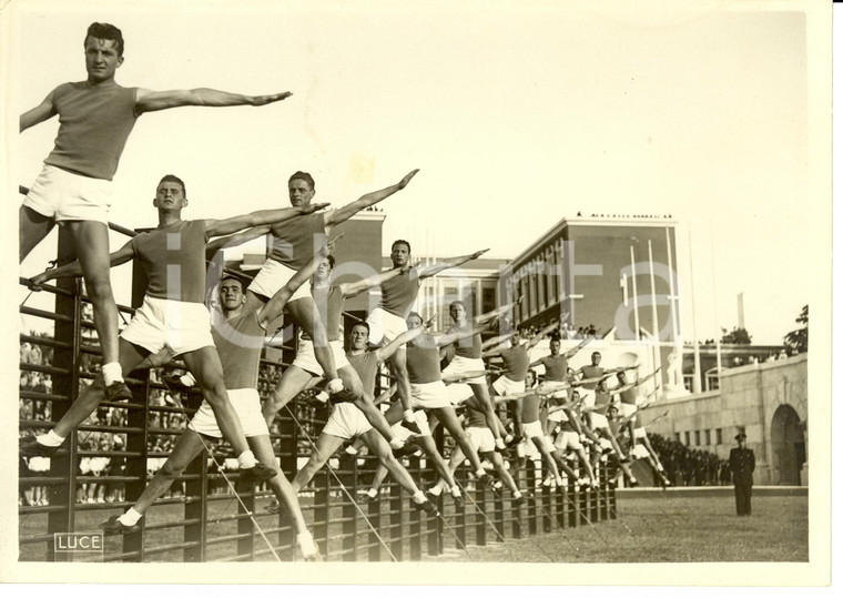 1940 ROMA Foro MUSSOLINI Saggio ginnico in onore della missione giapponese *Foto