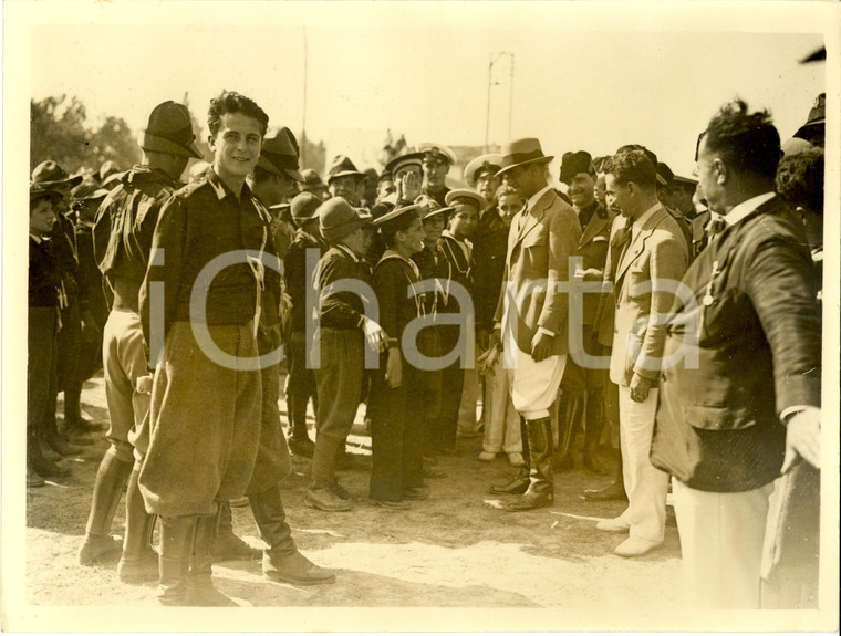 1931 ROMA Renato RICCI saluta gli avanguardisti *Fotografia