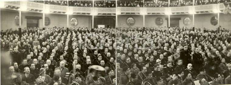 1936 MILANO Celebrazione Festa del Lavoro Teatro DAL VERME *Foto DOPPIA