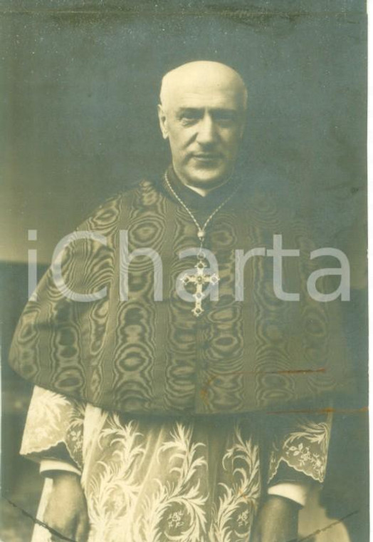 1922 VENEZIA Cardinale Pietro LA FONTAINE Patriarca *Fotografia