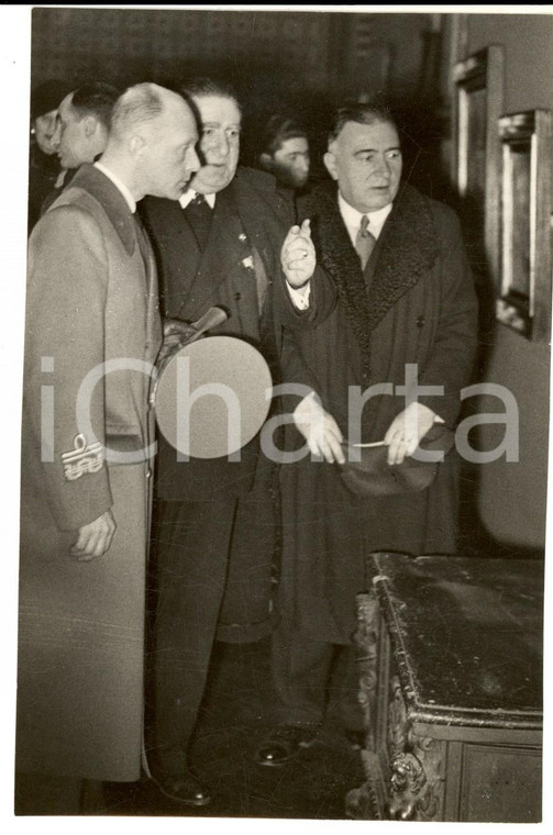 1938 MILANO Duca di BERGAMO visita mostra di pittura *Fotografia