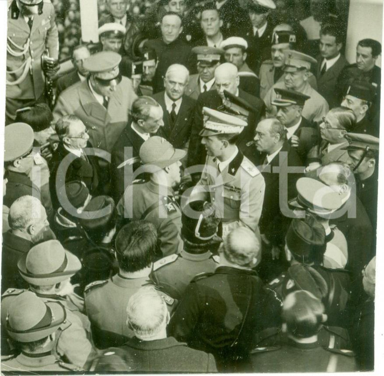 1936 NAPOLI Umberto II con il Segretario Federale *Fotografia