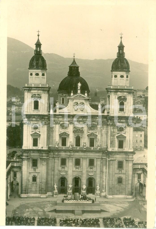 1933 SALZBURG La Cattedrale di Santino SOLARI *Cartolina FP NV