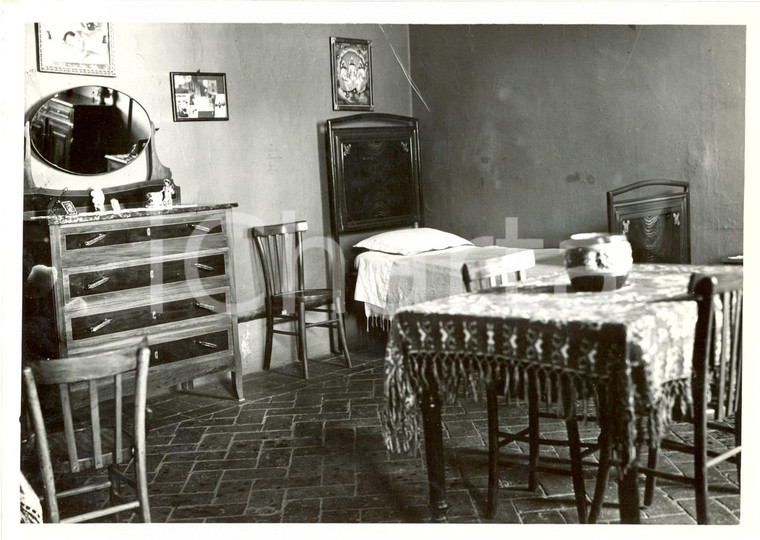 1939 ROMA La stanza da letto di PIO XII in Via della VETRINA *Fotografia