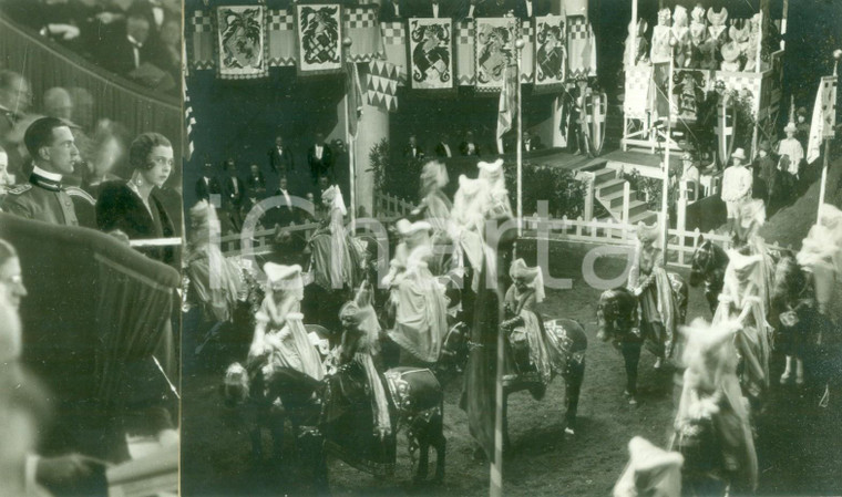 1930 TORINO Torneo Medievale in onore dei Principi di PIEMONTE *Fotografia