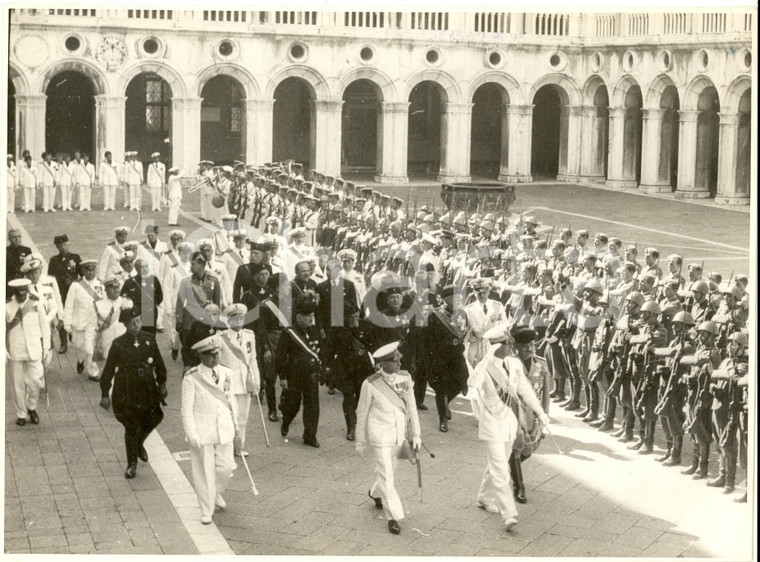 1936 VENEZIA Principe UMBERTO passa in rivista un battaglione *Foto GRAZIADEI